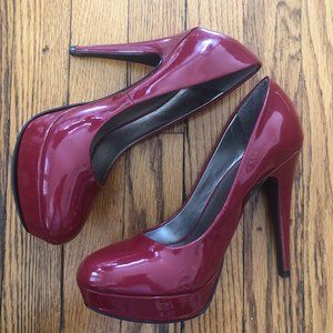 NWT G by Guess Red Platform Heels